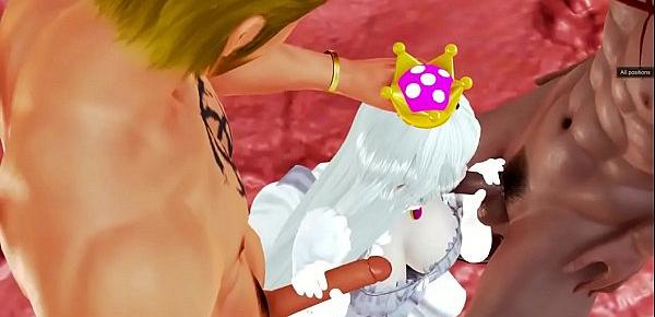  THREESOME WITH BOOETTE FT. BOWSETTE (HONEY SELECT SUPER MARIO)